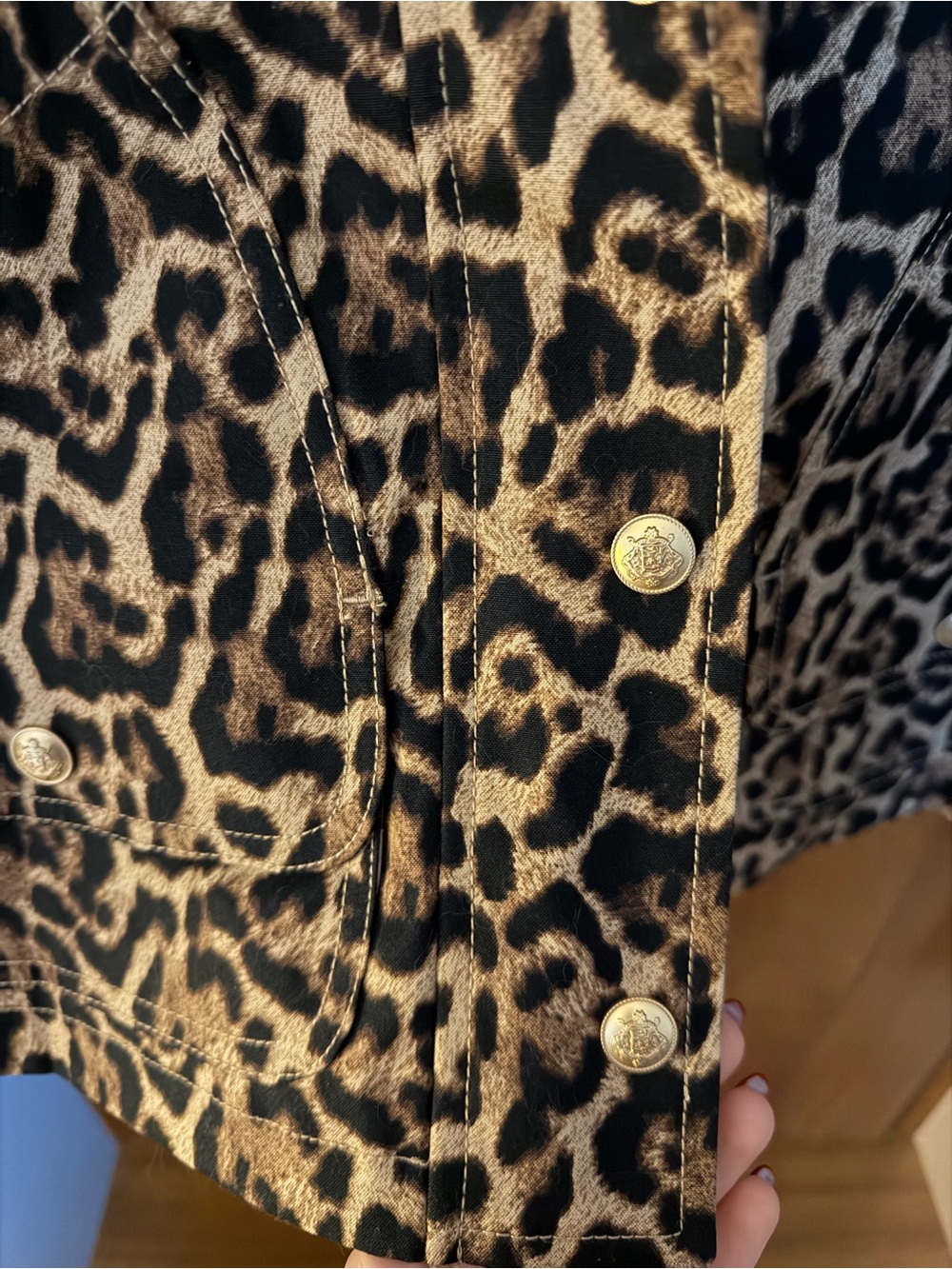 J. Crew Leopard Print Jacket - Picture 3 of 3